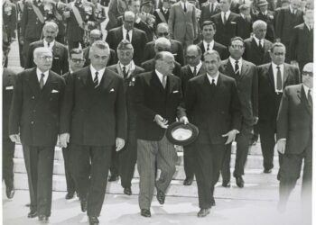 I banchetti repubblicani davanti all’Università della Bicocca