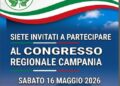 16 maggio, il Congresso Regionale della Campania