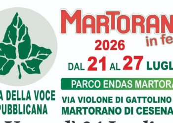 Corrado Saponaro e Riccardo Gallo alla festa della voce di Martorano