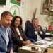 Luciana Sbarbati e Corrado Saponaro alla Direzione regionale del Pri pugliese